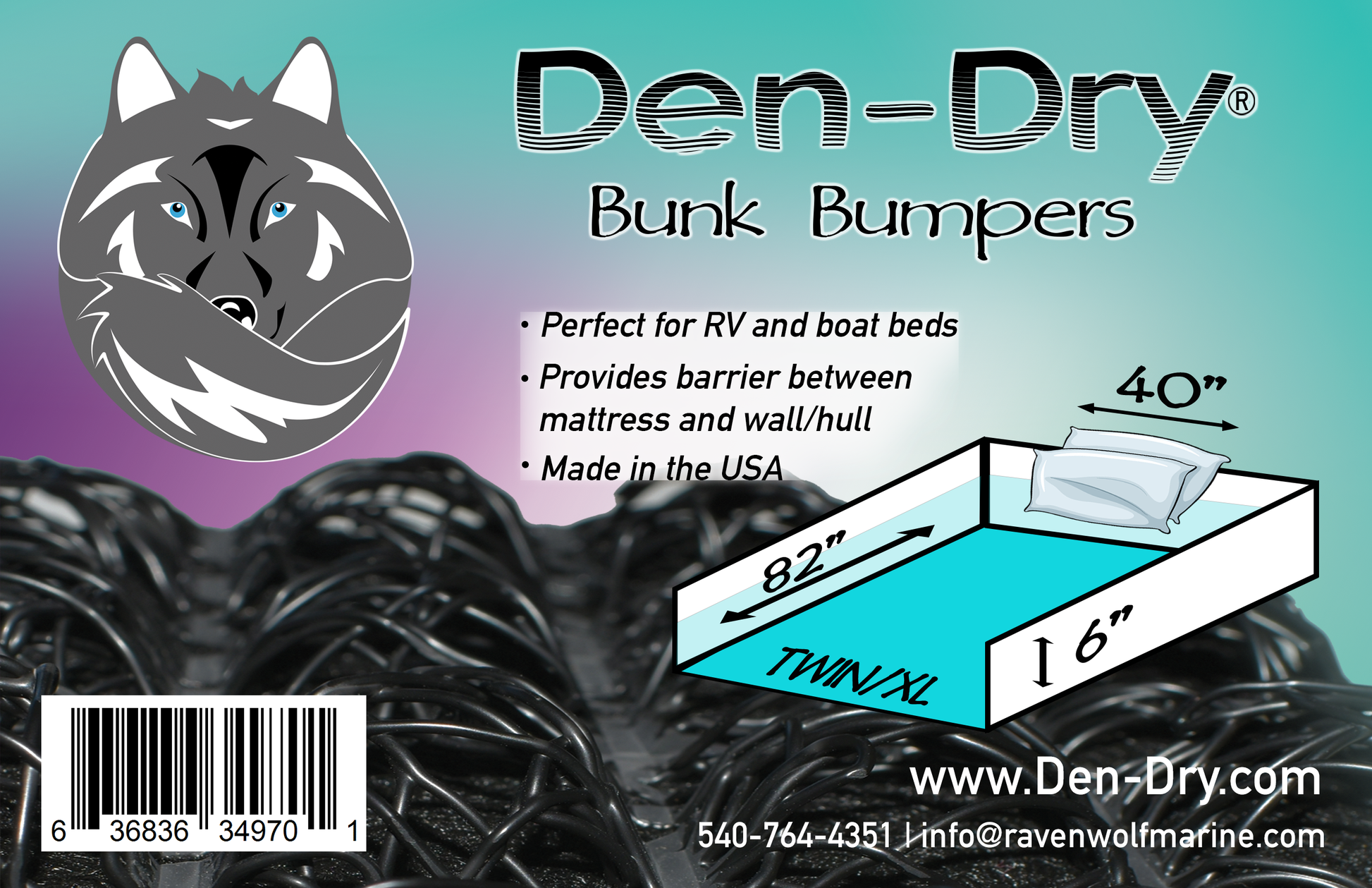 Den-Dry Underlay & Bunk Bumper Bundle-Twin - Den-Dry Condensation Control
